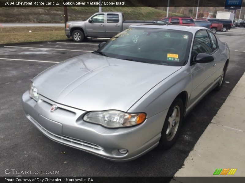 Galaxy Silver Metallic / Ebony Black 2004 Chevrolet Monte Carlo LS
