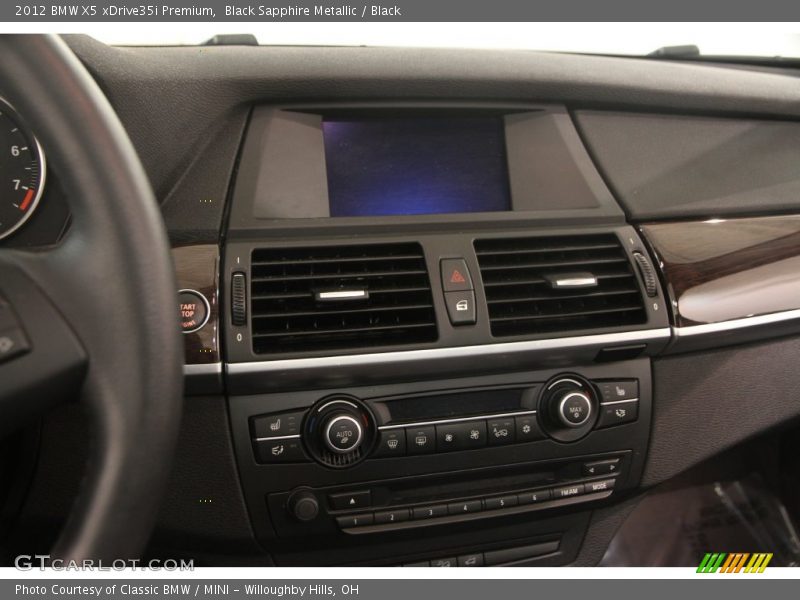 Black Sapphire Metallic / Black 2012 BMW X5 xDrive35i Premium