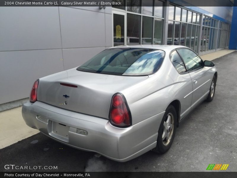 Galaxy Silver Metallic / Ebony Black 2004 Chevrolet Monte Carlo LS