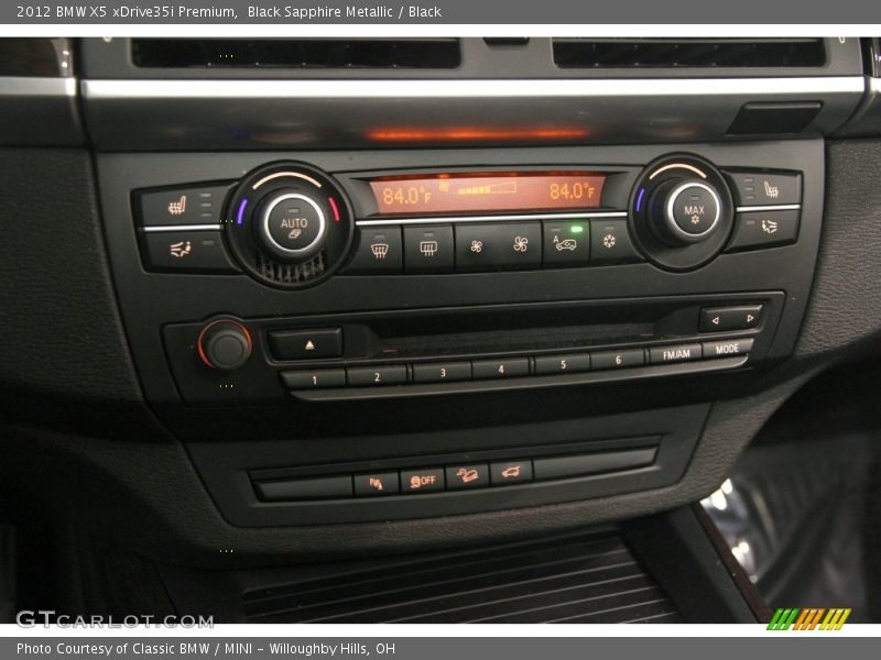Black Sapphire Metallic / Black 2012 BMW X5 xDrive35i Premium