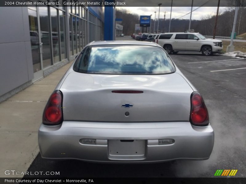Galaxy Silver Metallic / Ebony Black 2004 Chevrolet Monte Carlo LS