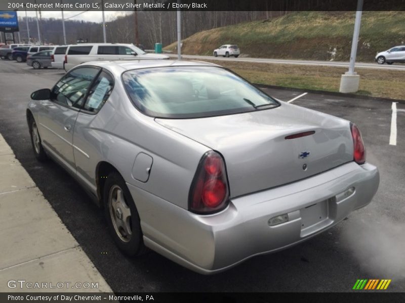 Galaxy Silver Metallic / Ebony Black 2004 Chevrolet Monte Carlo LS