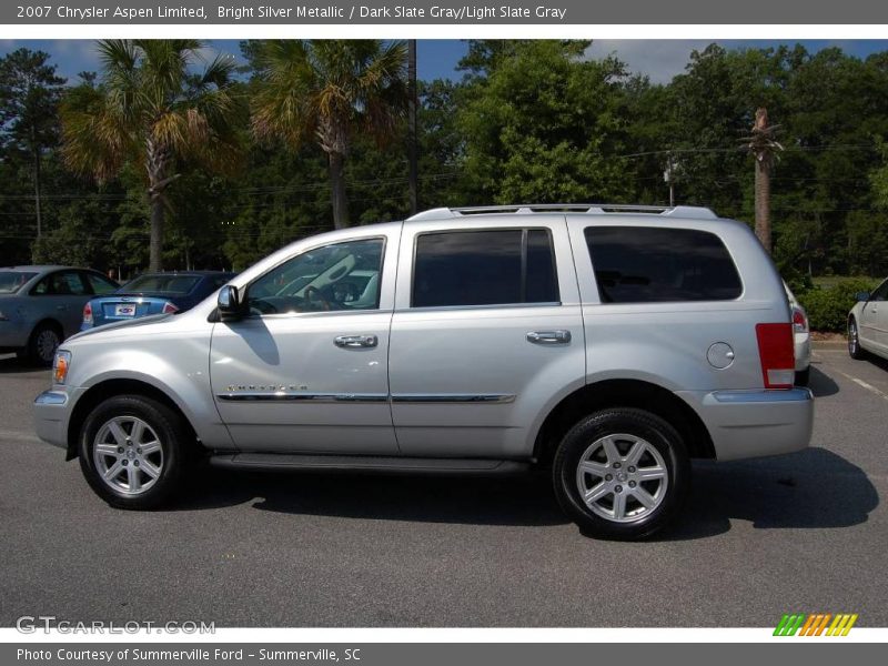 Bright Silver Metallic / Dark Slate Gray/Light Slate Gray 2007 Chrysler Aspen Limited