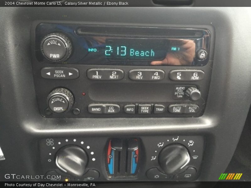 Galaxy Silver Metallic / Ebony Black 2004 Chevrolet Monte Carlo LS