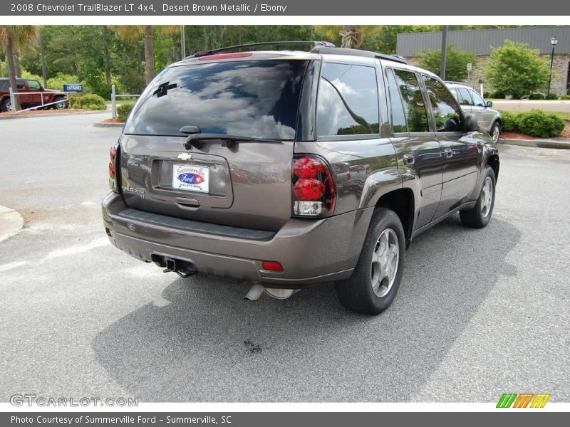 Desert Brown Metallic / Ebony 2008 Chevrolet TrailBlazer LT 4x4