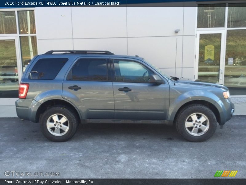 Steel Blue Metallic / Charcoal Black 2010 Ford Escape XLT 4WD