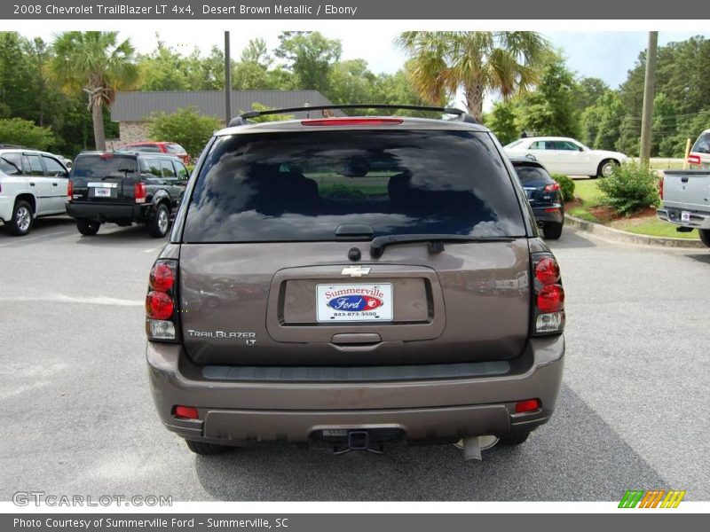 Desert Brown Metallic / Ebony 2008 Chevrolet TrailBlazer LT 4x4