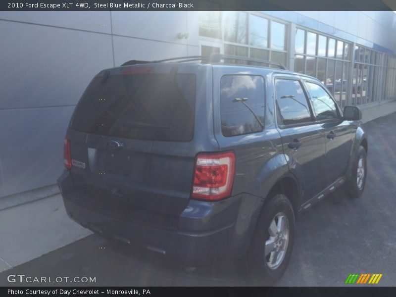 Steel Blue Metallic / Charcoal Black 2010 Ford Escape XLT 4WD