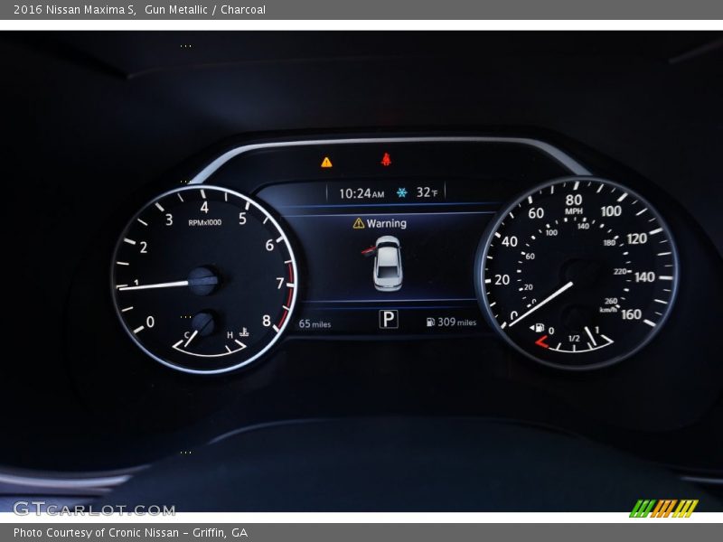 Gun Metallic / Charcoal 2016 Nissan Maxima S