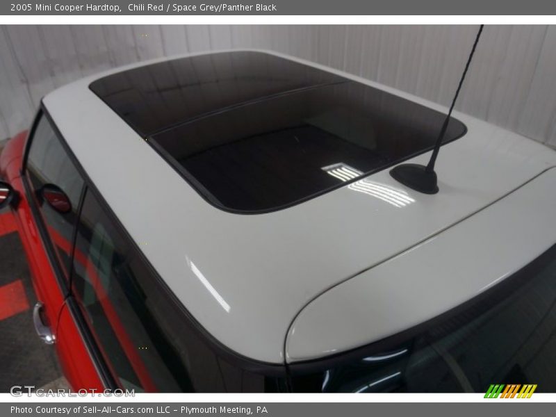 Chili Red / Space Grey/Panther Black 2005 Mini Cooper Hardtop