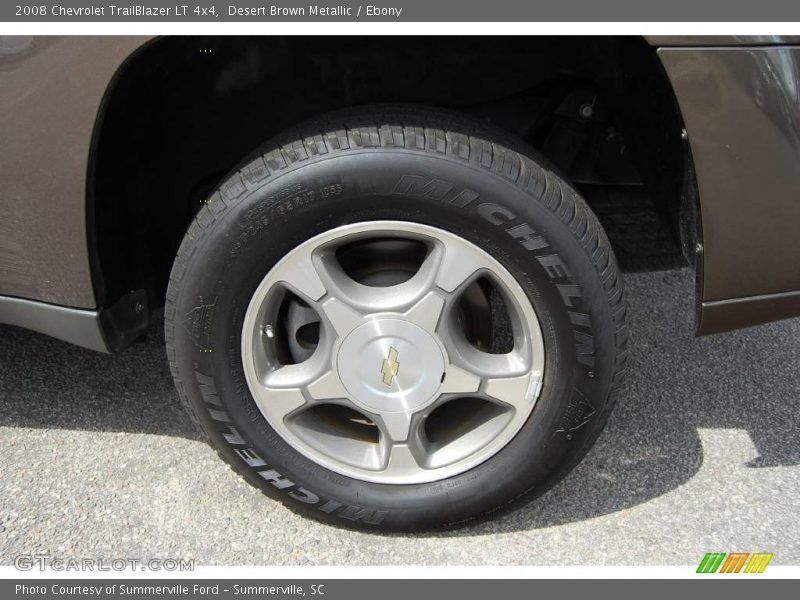 Desert Brown Metallic / Ebony 2008 Chevrolet TrailBlazer LT 4x4