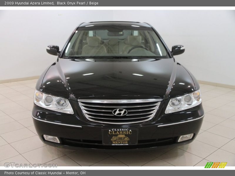 Black Onyx Pearl / Beige 2009 Hyundai Azera Limited