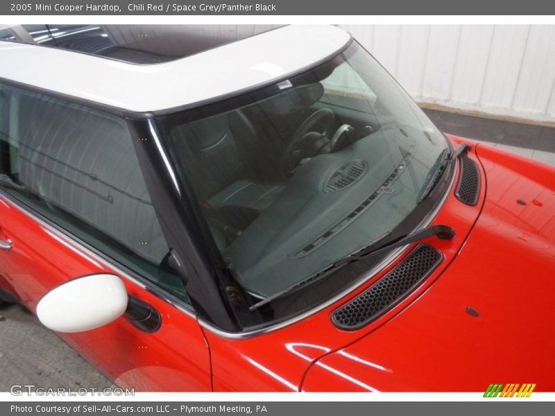Chili Red / Space Grey/Panther Black 2005 Mini Cooper Hardtop