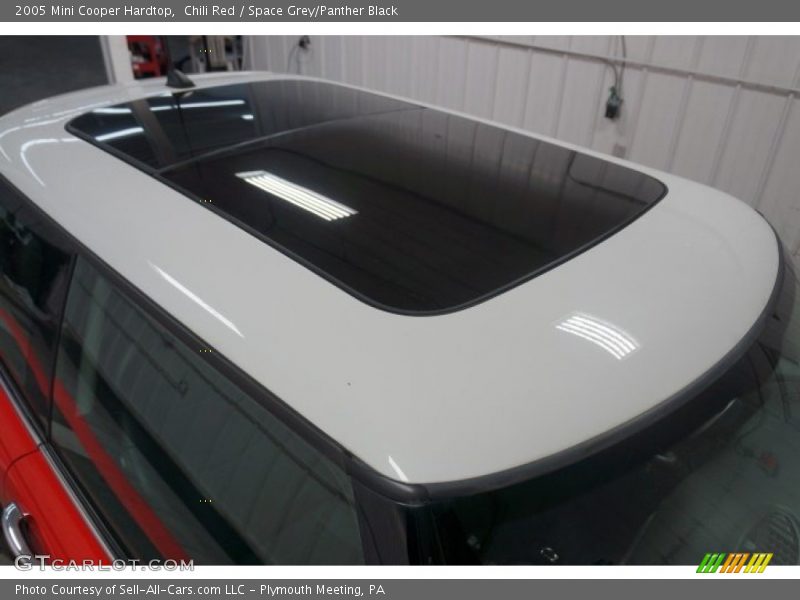 Chili Red / Space Grey/Panther Black 2005 Mini Cooper Hardtop