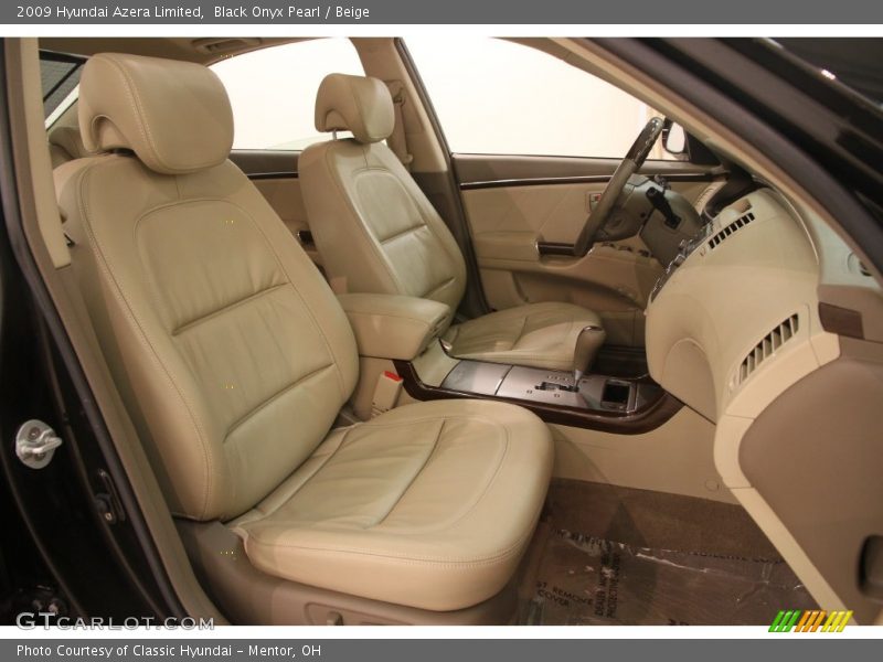 Black Onyx Pearl / Beige 2009 Hyundai Azera Limited