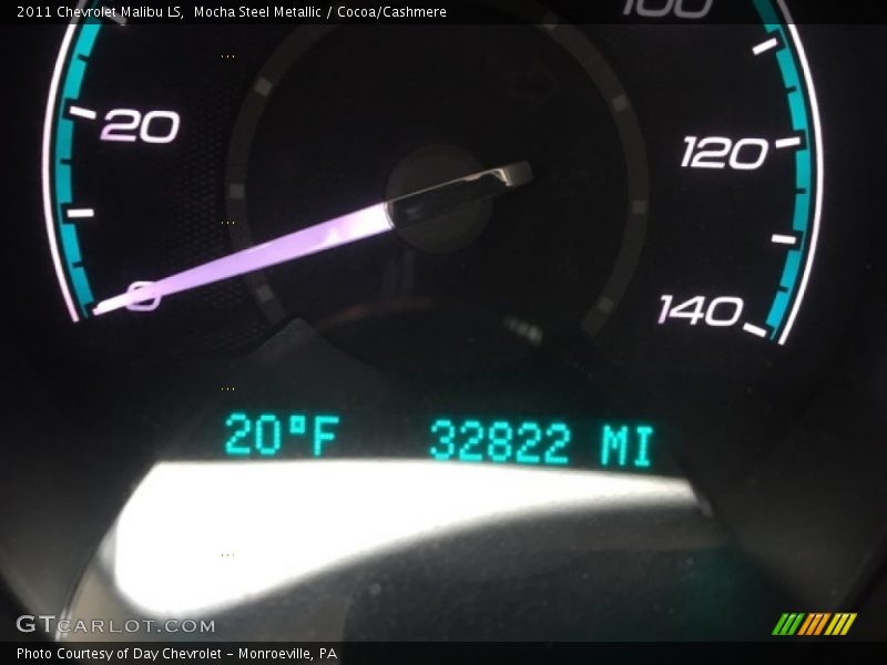 Mocha Steel Metallic / Cocoa/Cashmere 2011 Chevrolet Malibu LS