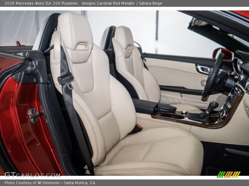 Front Seat of 2016 SLK 300 Roadster