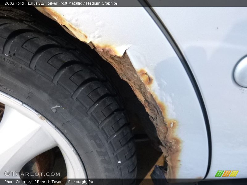 Silver Frost Metallic / Medium Graphite 2003 Ford Taurus SES