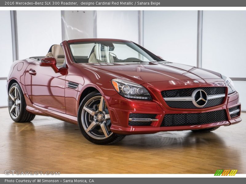 Front 3/4 View of 2016 SLK 300 Roadster