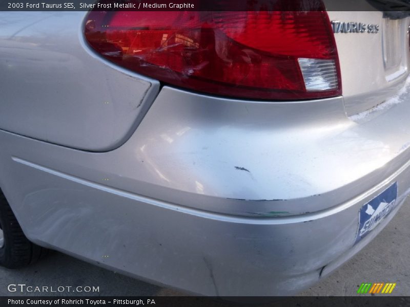 Silver Frost Metallic / Medium Graphite 2003 Ford Taurus SES