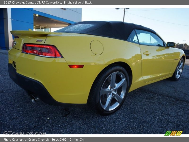 Bright Yellow / Black 2015 Chevrolet Camaro SS/RS Convertible