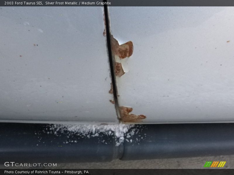 Silver Frost Metallic / Medium Graphite 2003 Ford Taurus SES