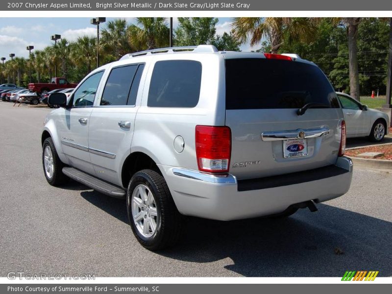 Bright Silver Metallic / Dark Slate Gray/Light Slate Gray 2007 Chrysler Aspen Limited