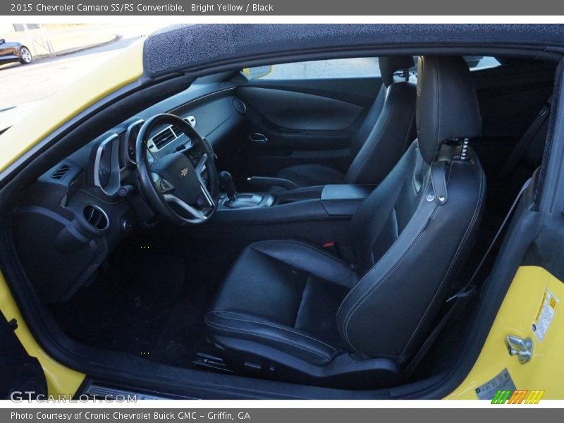 Bright Yellow / Black 2015 Chevrolet Camaro SS/RS Convertible