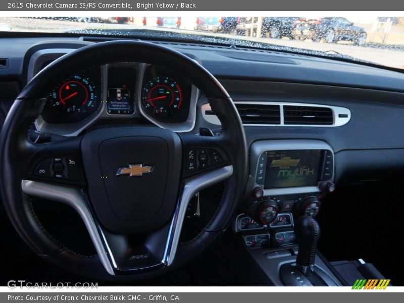 Bright Yellow / Black 2015 Chevrolet Camaro SS/RS Convertible
