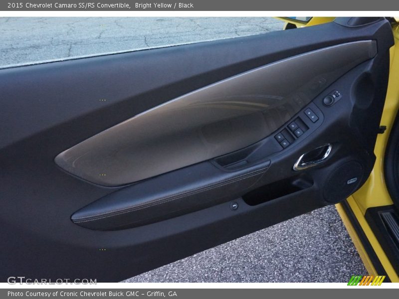 Bright Yellow / Black 2015 Chevrolet Camaro SS/RS Convertible