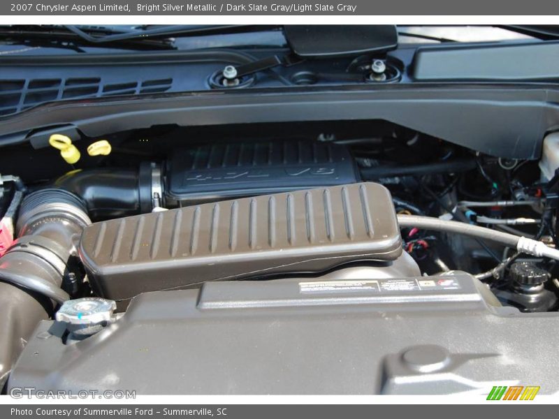 Bright Silver Metallic / Dark Slate Gray/Light Slate Gray 2007 Chrysler Aspen Limited