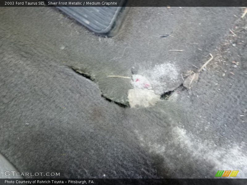 Silver Frost Metallic / Medium Graphite 2003 Ford Taurus SES