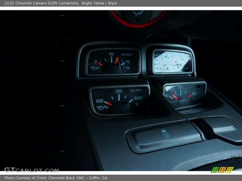 Bright Yellow / Black 2015 Chevrolet Camaro SS/RS Convertible