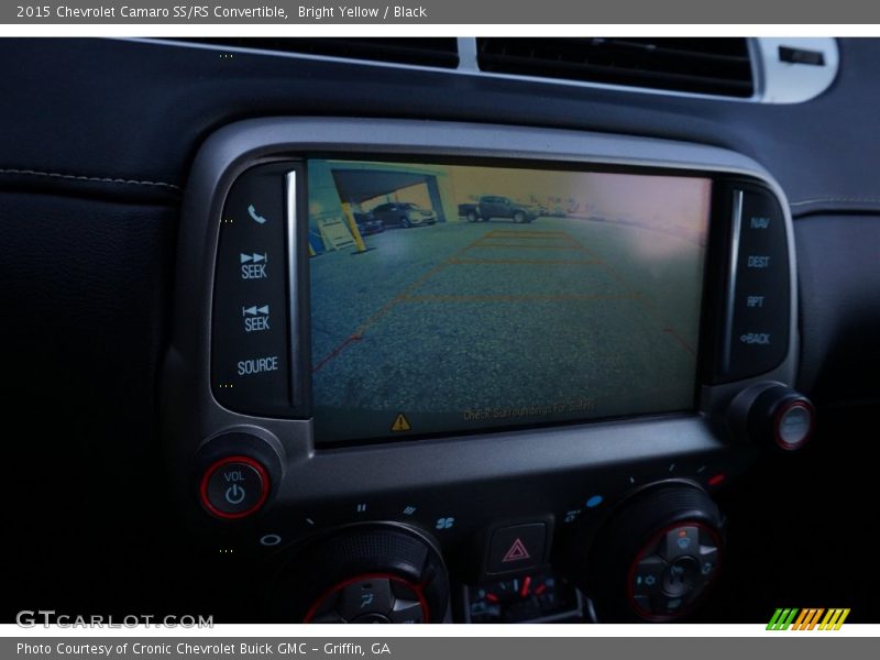 Bright Yellow / Black 2015 Chevrolet Camaro SS/RS Convertible