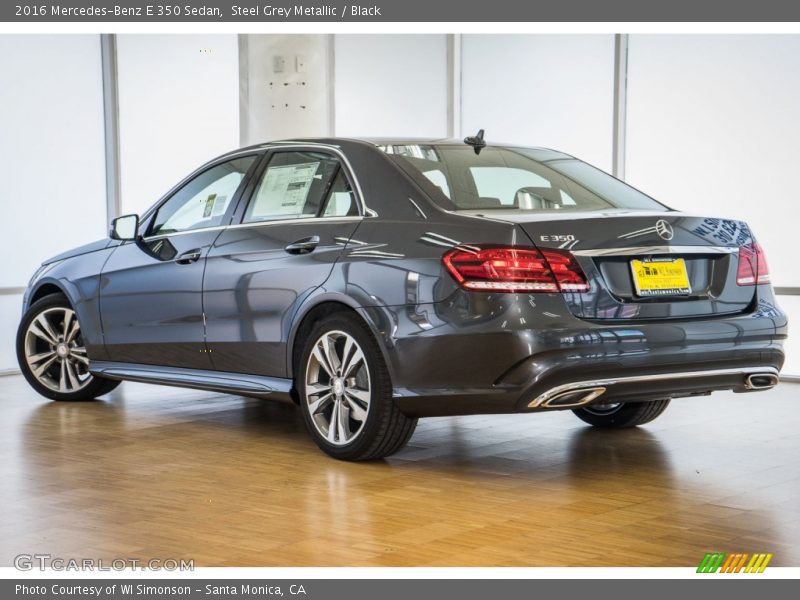 Steel Grey Metallic / Black 2016 Mercedes-Benz E 350 Sedan