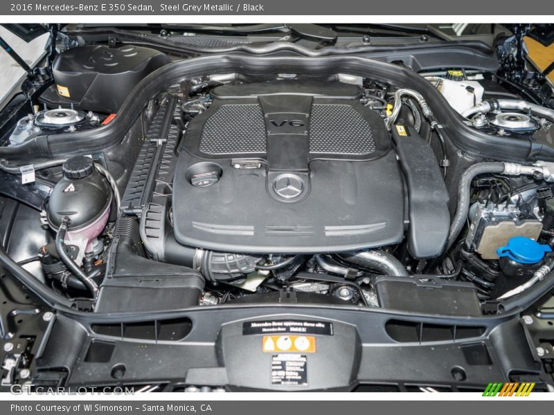 Steel Grey Metallic / Black 2016 Mercedes-Benz E 350 Sedan