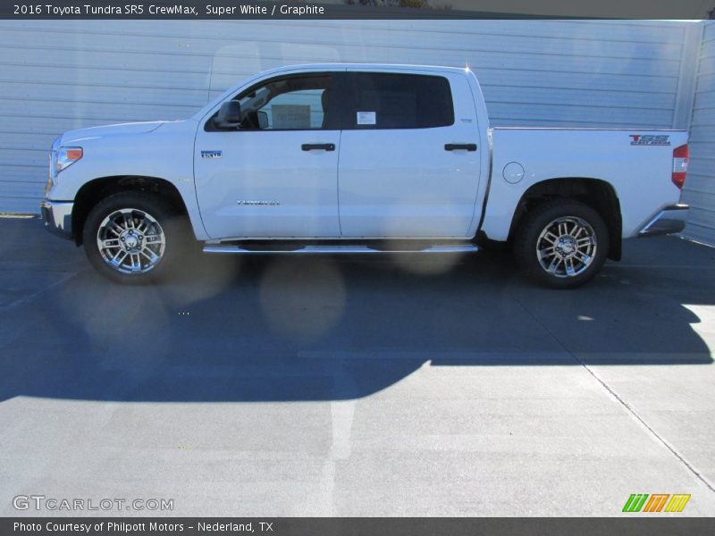 Super White / Graphite 2016 Toyota Tundra SR5 CrewMax