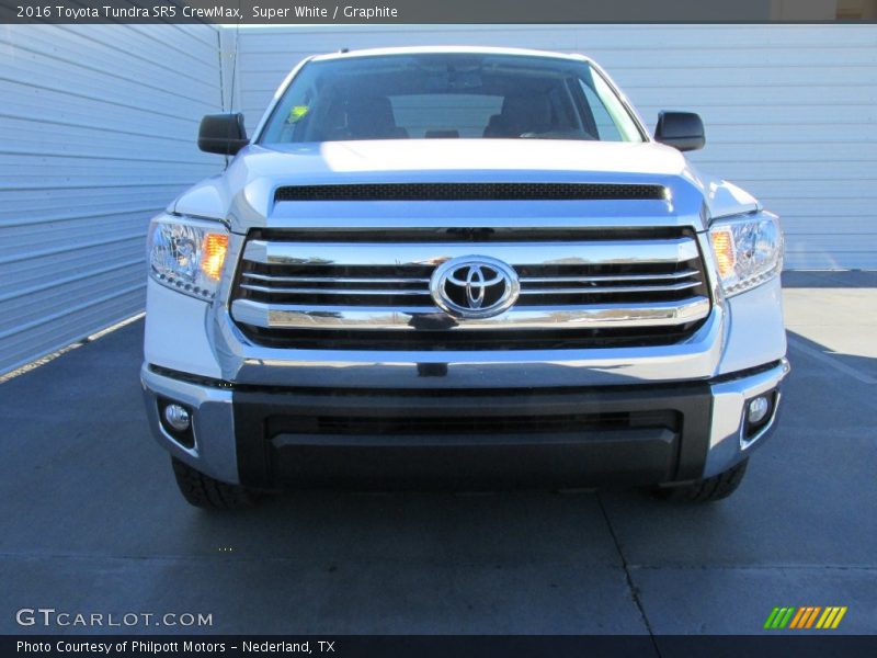 Super White / Graphite 2016 Toyota Tundra SR5 CrewMax