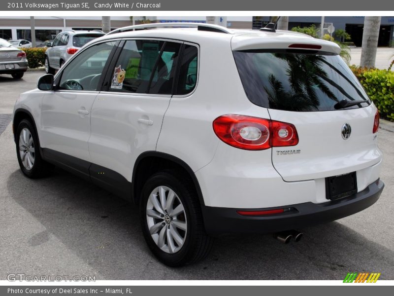 Candy White / Charcoal 2011 Volkswagen Tiguan SE