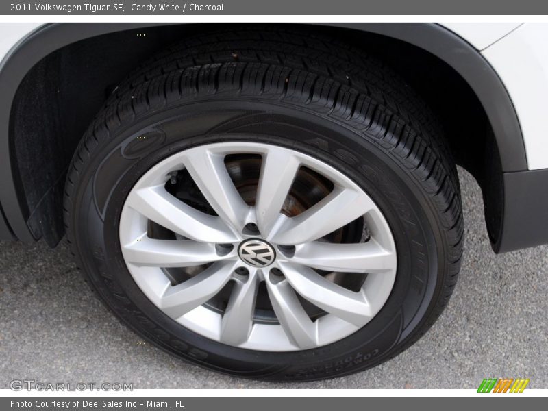 Candy White / Charcoal 2011 Volkswagen Tiguan SE