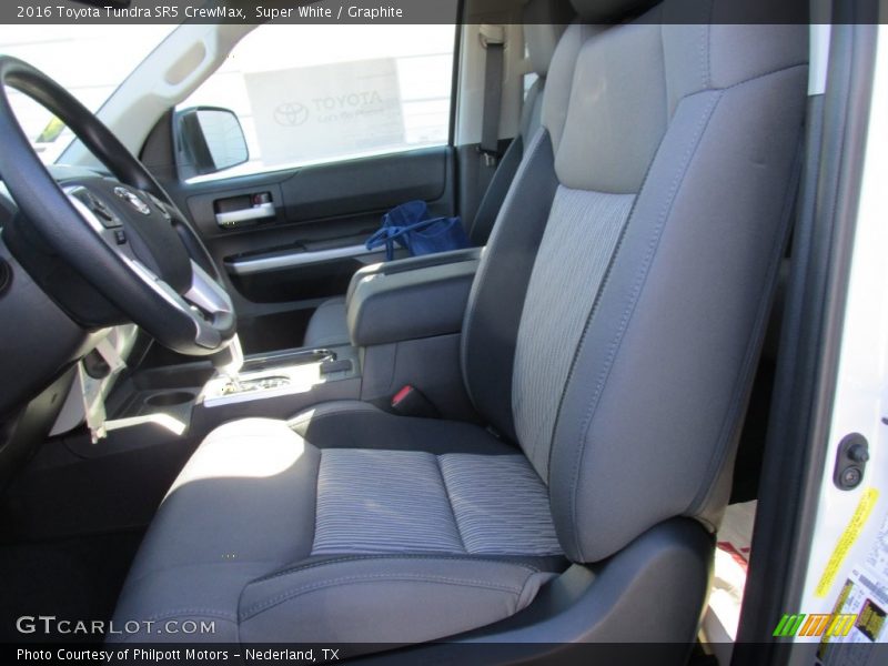 Super White / Graphite 2016 Toyota Tundra SR5 CrewMax