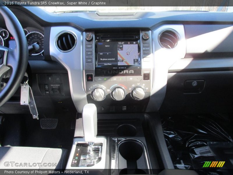 Super White / Graphite 2016 Toyota Tundra SR5 CrewMax