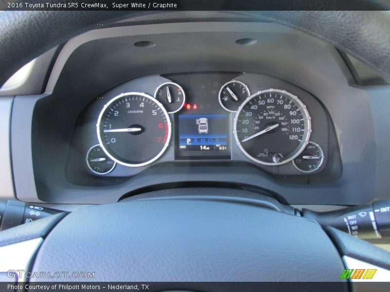 Super White / Graphite 2016 Toyota Tundra SR5 CrewMax