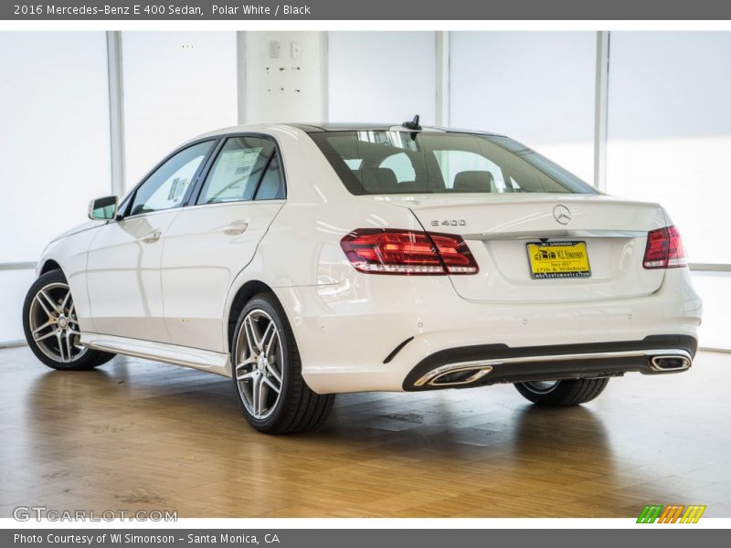 Polar White / Black 2016 Mercedes-Benz E 400 Sedan