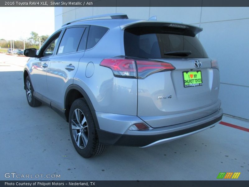Silver Sky Metallic / Ash 2016 Toyota RAV4 XLE