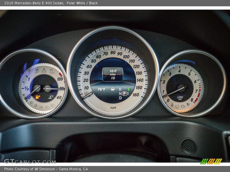 Polar White / Black 2016 Mercedes-Benz E 400 Sedan