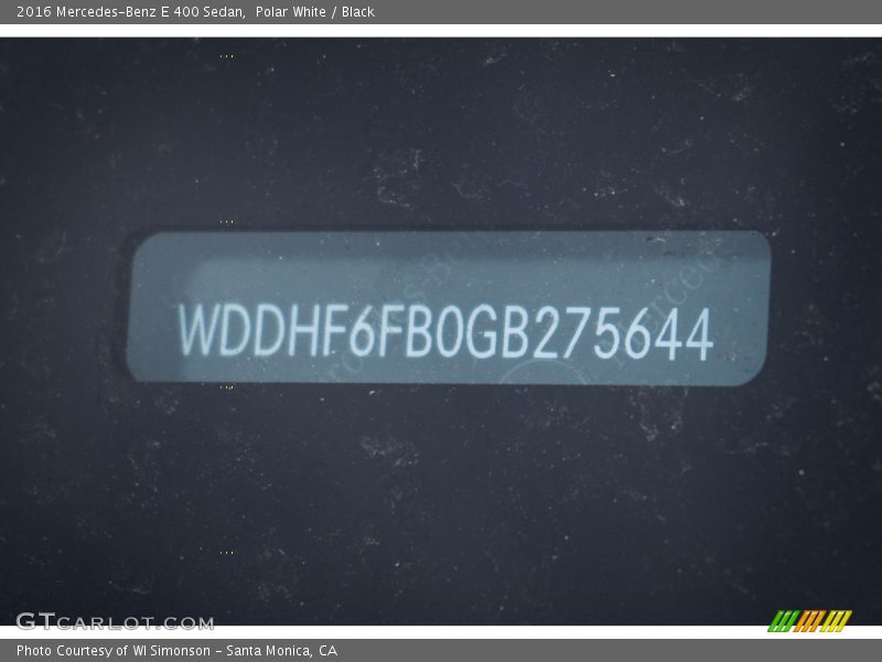 Polar White / Black 2016 Mercedes-Benz E 400 Sedan