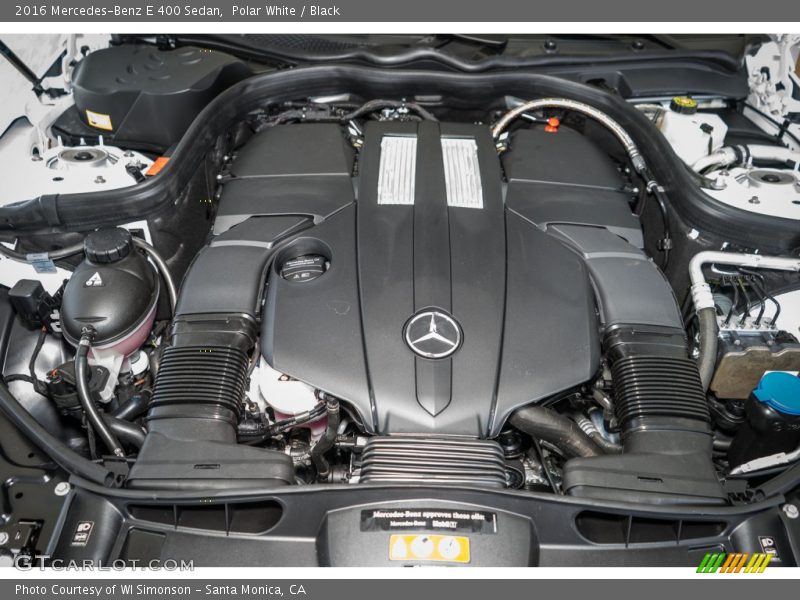 Polar White / Black 2016 Mercedes-Benz E 400 Sedan