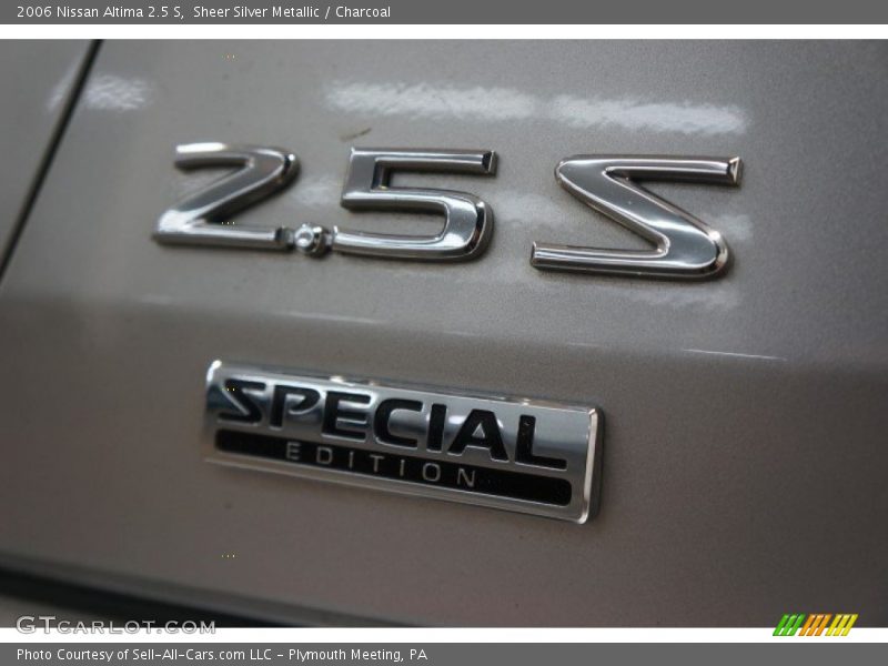 Sheer Silver Metallic / Charcoal 2006 Nissan Altima 2.5 S