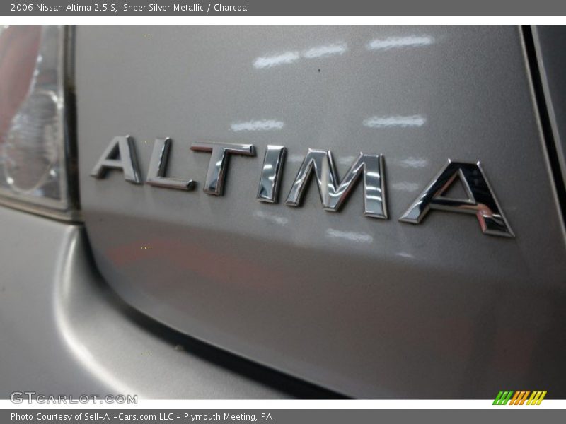 Sheer Silver Metallic / Charcoal 2006 Nissan Altima 2.5 S